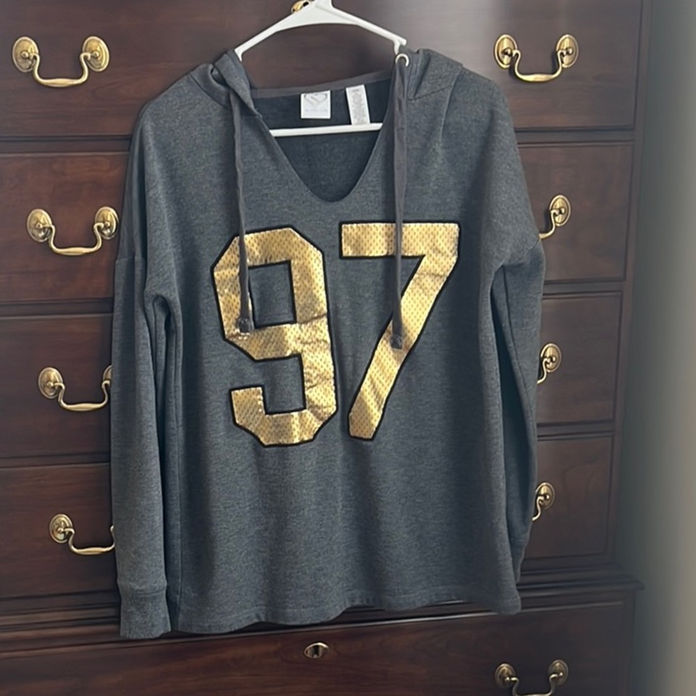 Gray Hoodie Long sleeve for women